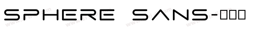 Sphere Sans字体转换